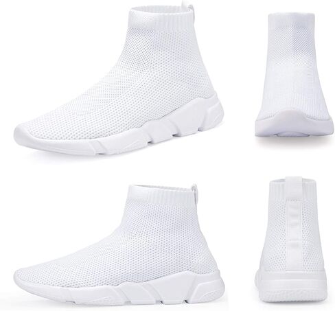 Women's Slip On Socks Sneakers Walking Shoes Running Tennis Athletic Gym Workout Non Slip Athletic Fashion Sneakers in Kuwait