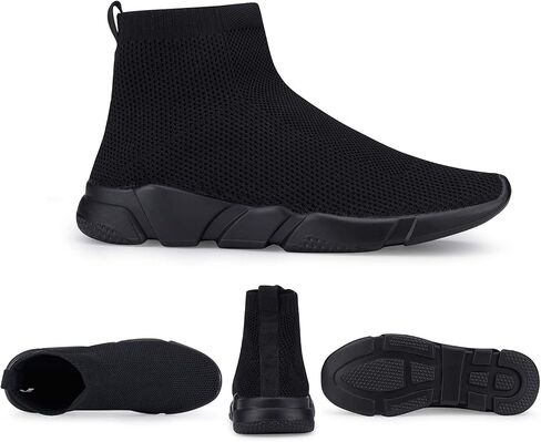Women's Slip On Socks Sneakers Walking Shoes Running Tennis Athletic Gym Workout Non Slip Athletic Fashion Sneakers in Kuwait