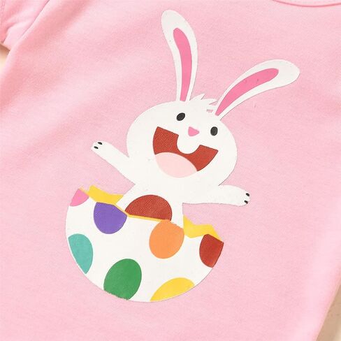 مجموعة ملابس صيفية للفتيات الصغيرات من LittleSpring تنورة رومبير مكشكشة وعصابة رأس مكونة من 3 قطع in Kuwait