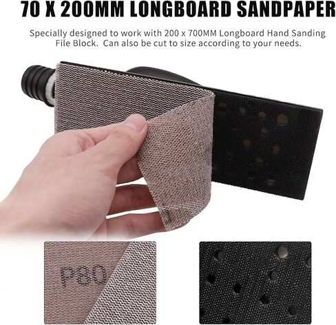 Mesh Sandpaper 9x4.5 inch, Hook and Loop Sanding Disc Dust Free Assorted 80-320 Grit Mesh Sanding Screen Sheets for Auto Wood Drywall Metal Polishing, 20 Pack in Saudi Arabia