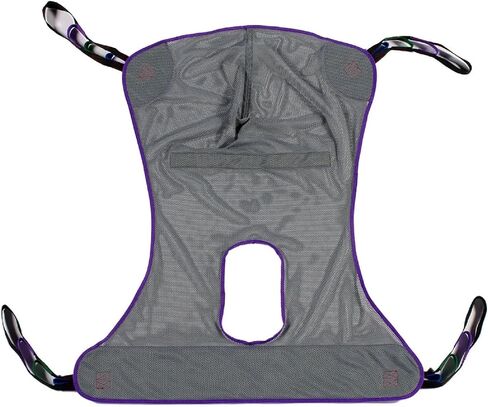 Patient Aid Full Body Mesh Commode Patient Lift Sling, 110 to 200 lbs Weight Capacity (Medium) in Kuwait
