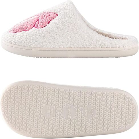 Cherry Slippers for Women Men Fruit Shoes Cute Memory Foam Soft Winter Warm Indoor Outdoor Slippers in Saudi Arabia