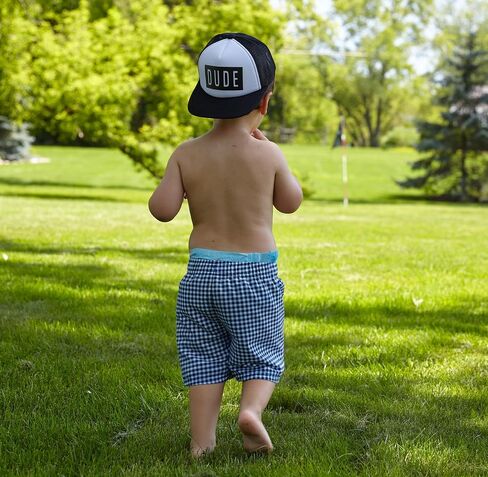 Funky Junque 2 Pack Kids Cap - Dude - Black/White & Cool Kid - Red/White/Royal Blue(M/L - 2-9 Years) in Saudi Arabia