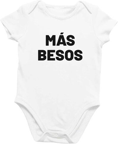 Printique Organic GOTS certified baby onesie unisex bodysuit 0-18 months - Cute Spanish Quotes in Kuwait