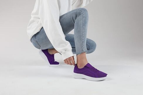 Casbeam Womens Running Shoes Ladies Slip on Tennis Walking Sneakers Lightweight Breathable Comfort Work Gym Trainers Stylish Shoes in Saudi Arabia