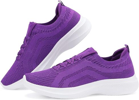 Casbeam Womens Running Shoes Ladies Slip on Tennis Walking Sneakers Lightweight Breathable Comfort Work Gym Trainers Stylish Shoes in Saudi Arabia