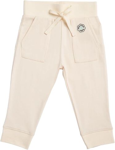 Jogger Pocket Pants, 100% Organic Pima Cotton Pull-On Sweatpants, Security Tracker Pocket, Infant Sizes 0-24 Months in Kuwait