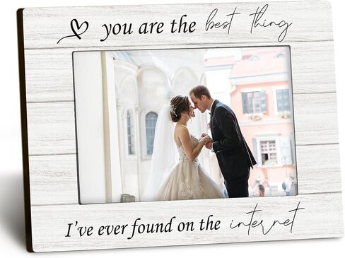 Engagement Wedding 4x6 Picture Frame, Wedding Engagement Gifts for Couples Newlyweds Him Her, Love Photo Frame, The Beginning of Always Picture Photo Frames for Desk Decor in Saudi Arabia