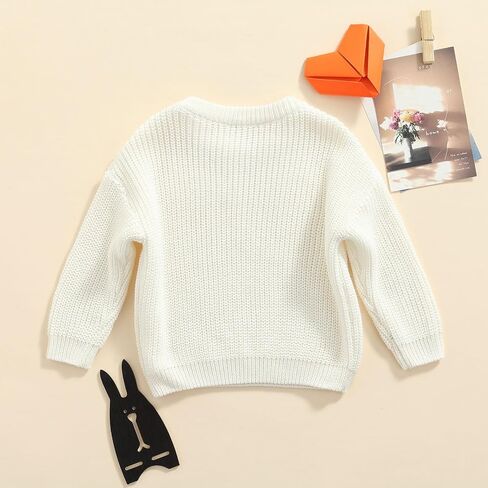 Toddler Baby Girl Boy Sweater Crewneck Long Sleeve Sweatshirt Pullover Newborn Infant Fall Winter Clothes in Saudi Arabia