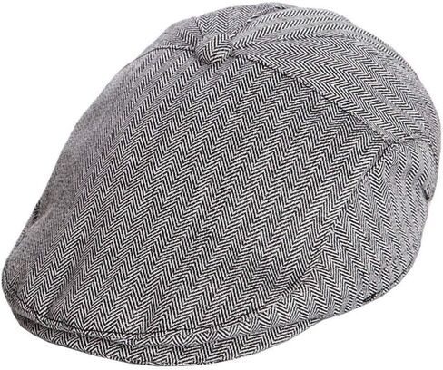 IZUS Striped Newsboy Hat Boys Scally Cap Driving Berets for Kids in Saudi Arabia