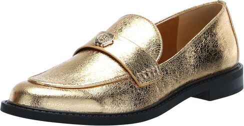 Karl Lagerfeld Paris Women's Rylyn Loafer, Gold, 10 in Saudi Arabia