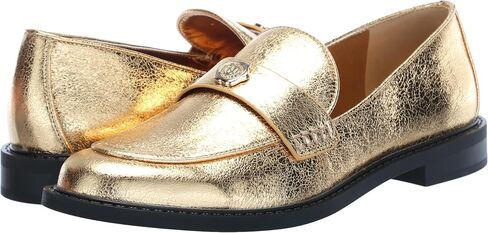 Karl Lagerfeld Paris Women's Rylyn Loafer, Gold, 10 in Saudi Arabia