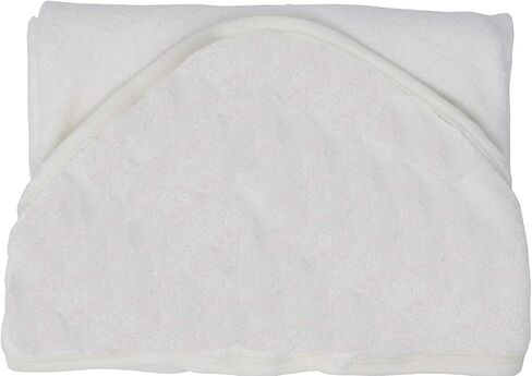 Hooded Baby Towel - 100% Rayon from Bamboo, Solid Color Soft Bath Towel with for Babie, Toddler, Infant - Ultra Absorbent - Pink - Small in Saudi Arabia