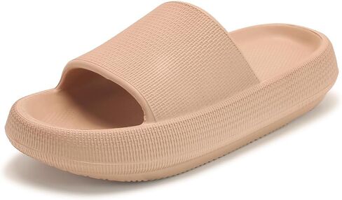 TOBVZOO Cloud Slippers for Women and Men, Cloud Slides Soft Thick Sole, Non Slip Bathroom Pillow Slippers Sandals in Saudi Arabia