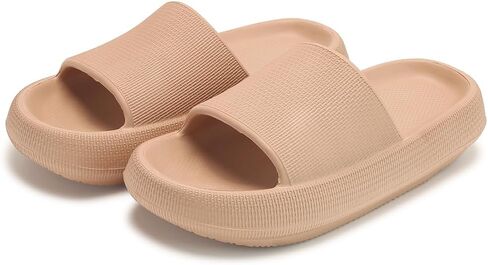 TOBVZOO Cloud Slippers for Women and Men, Cloud Slides Soft Thick Sole, Non Slip Bathroom Pillow Slippers Sandals in Saudi Arabia