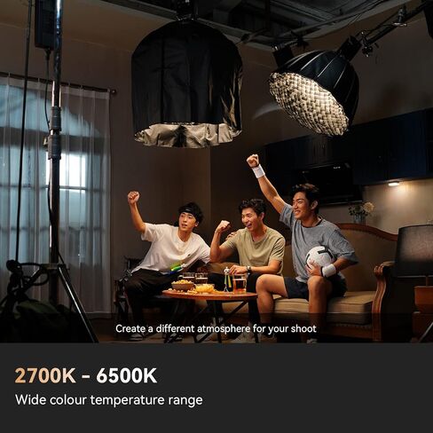 SmallRig RC 450B 450W مصباح فيديو LED ثنائي اللون 121,000Lux @1m CRI 95+ TLCI 96+ 2700K-6500K إضاءة استوديو الكاميرا مع دليل تركيب Bowens والتحكم في التطبيق عن بعد ضوء احترافي - 3975 in Kuwait