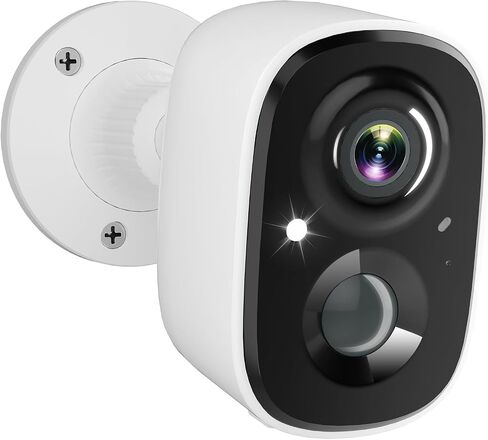 2-Pack Security Cameras Wireless Outdoor, 2K Battery Powered WiFi Cameras for Home Security with AI Motion Detection, Color Night Vision, Spotlight, Siren, Waterproof, SD/Cloud Storage in Saudi Arabia