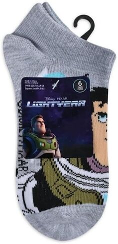 جوارب ديزني Buzz Lightyear للأطفال الصغار 6 أزواج (مقاس الحذاء: 4.5-8.5) in Saudi Arabia