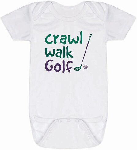 ChalkTalkSPORTS Golf Baby & Infant One Piece | Golf Theme Bodysuits in Kuwait