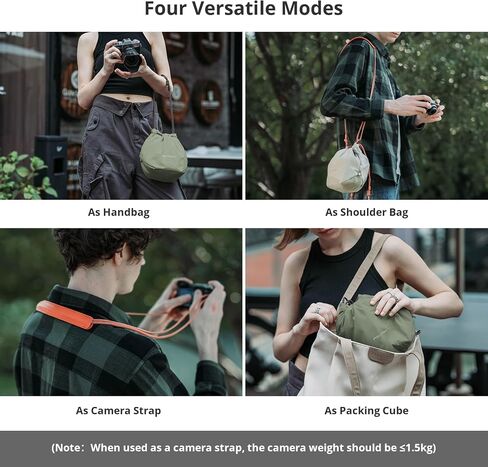 PGYTECH OneGo Drawstring Small Camera Bag, Soft Cute Camera Pouch Handbag compatible with Mirrorless Cameras/Nikon/Canon/Sony/Fuji Camera Case in Saudi Arabia