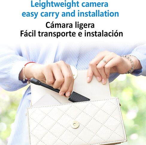 Small Spy Hidden Camera,Rettru HD Portable IP Security Camera with Motion Detection,Cloud Storage,Remote Monitoring for iOS/Android Phone APP in Saudi Arabia