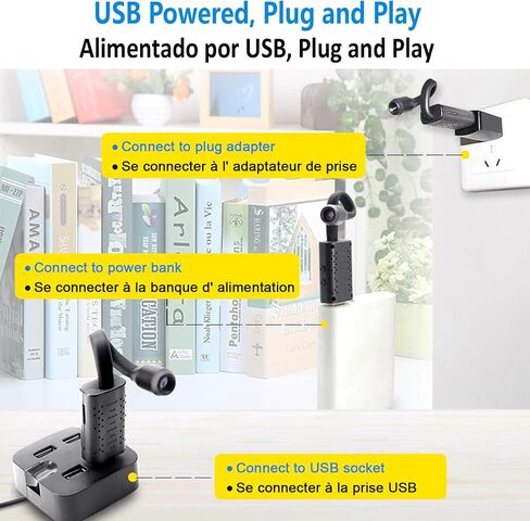 Small Spy Hidden Camera,Rettru HD Portable IP Security Camera with Motion Detection,Cloud Storage,Remote Monitoring for iOS/Android Phone APP in Saudi Arabia