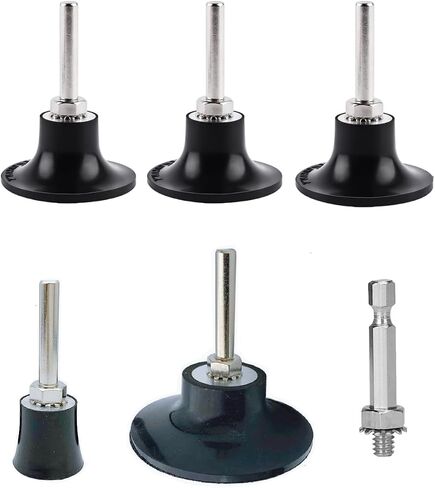 2 Inch Disc Pad Holder Quick Change Roll Lock Disc Holder Adapter with 1/4" Shank, Disk Pad Holder Power Sander Quick Change Discs for Polishing, Sanding and Surface Preparation in Saudi Arabia