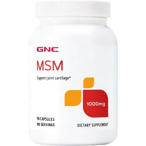 GNC MSM 1000 mg | Supports Joint Cartilage | 180 Capsules