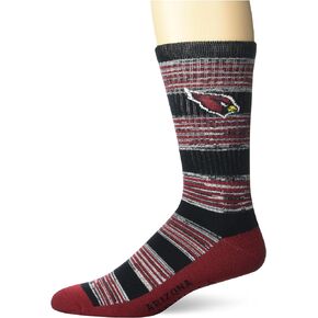 For Bare Feet Men's RMC Multi Stripe Crew Sock NFL