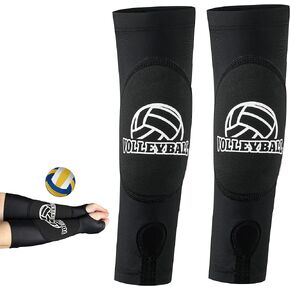 Koalarun Volleyball Arm Sleeves for Girls Padded Passing Forearm Sleeves with Thumbhole Volleyball Arm Pads Youth Women
