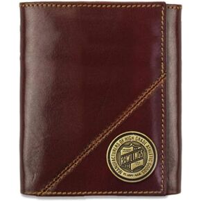 Rawlings Buffalo Voyager Tri Fold Leather Wallet For Men Coin
