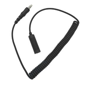 7.0 mm GA Aviation Headset Extension Cable U174 U-174 U Plug Helicopter General Aviation GA Headphone Extend Cord 7.0mm Line(1 Male to 1 Female, Civilian Wiring)