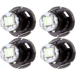 cciyu 4 Pack Ice Blue T4/T4.2 Neo Wedge 2835SMD LED Dash Bulbs Replacement fit For Jeep TJ For Cherokee Wrangler Liberty 1997-2007