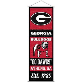 Georgia Bulldogs Banner and Scroll Sign