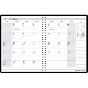 House of Doolittle 2024-2025 Monthly Planner, Academic, Bright Blue, 8.5 x 11 Inches, July - August (HOD26308-25)