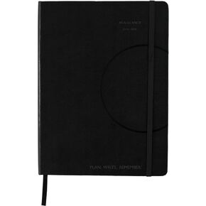 AT-A-GLANCE 2023-2024 Academic Planner, Weekly & Monthly, Hourly Appointment Book, 7-1/2" x 10", Medium, Pocket, Hardcover, Plan.Write.Remember., Black (70795705)