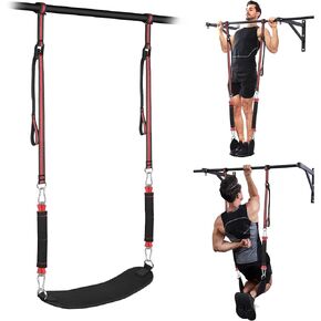 Pull Up Assistance Bands with Fabric Feet/Knee Rest, Heavy Duty Pull Up Resistance Bands, Pull up Assist Bands Pull-up Exercise Band for Chin-up Workout, Body Stretching