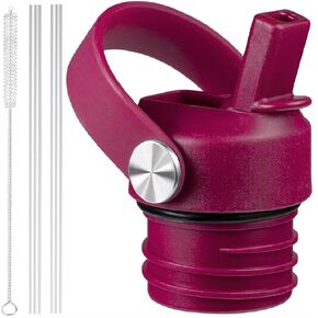 Straw Lid for Hydroflask, Lids with Straw for Hydro Flask 18 21 24 oz Standard Mouth, Replacement Sport Cap for HydroFlask Top Lid with Flexible Handle, Sport Water Bottle Cap Accessories