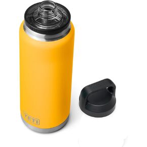 زجاجة YETI Rambler سعة 36 أونصة، معزولة بالفراغ، مضادة للتسرب، من الفولاذ المقاوم للصدأ مع غطاء للمضغ in Kuwait