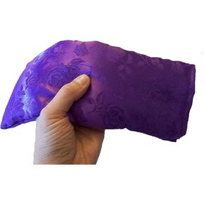 (Take Two Pillows) One Long Flax Seed and Lavender Silky Satin Eye Pillow with Matching Slip Cover (10 x 4 x 0.8 inches) Don’t take Pills! Take Pillows!
