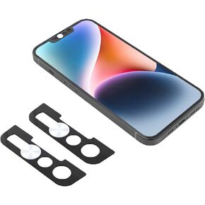 Phone Front Camera Cover,Webcam Cover Compatible for Phone 14,Phone 14 Plus,Phone 13,Phone 13 Mini,Phone 13 Pro,Phone 13 Pro Max,Protect Privacy and Security,Not Affect Face ID, 2 Pack-Black