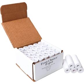 2 1/4" x 16' Coreless Thermal Paper Rolls for Poynt Smart Payment Terminal - 25 Rolls