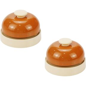 Mini Call Bell Service Bell Ringing Desk Bell Bellhop for Restaurants Schools Hotels Counter Bar Warehouses Home-2pcs(Blue)