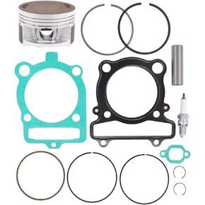 MOTOKU Piston Ring Gasket Kit for Yamaha YFM 350 Warrior Grizzly Raptor Bruin Wolverine Moto-4 350 YFM350