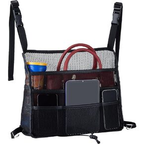 eing Car Seat Back Organizer, Storage for Purses and Handbags with Large Capacity, Automotive Car Accessories, Kids Car Organizer, Barrier of Backseat Dog Pet, Black
