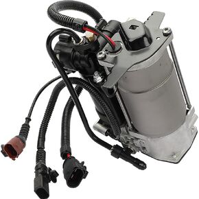 Air Suspension Compressor Pump Compatible with 2005-2010 A8 Quattro 6L W12, 2007-2010 Audi S8 5.2L V10 Replaces OE Number: 4E0616007A, 4E0616007C, 4E0616007E, 4E0616007