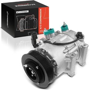 A-Premium Air Conditioner AC Compressor with Clutch Compatible with Hyundai Sonata 2.0L 2.4L 2011-2014, Kia Optima 2.0L 2.4L 2011