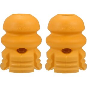 X AUTOHAUX 2pcs 4.3 Inch Rear Suspension Bump Stop Strut Bumper Bump Stop for Kia Sorento 2002-2009 55151-3E001 Rubber Orange