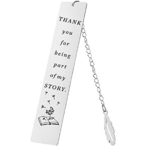 Geeice Bookmark for Women Men, Book Marks with Chain Gift for Teachers Students Book Lovers Readers Librarian, Appreciation Gifts for Graduation Retirement Birthday Christmas Day, Gift Box Packaged