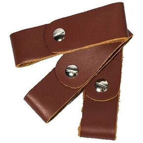 Leather Breakaway Strap for Horse Halter by Kensington — Repair Kit for Damaged Breakaway Halters — Leather Breaks If Halter Catches an Immobile Object for Horse Safety — Pack of 3